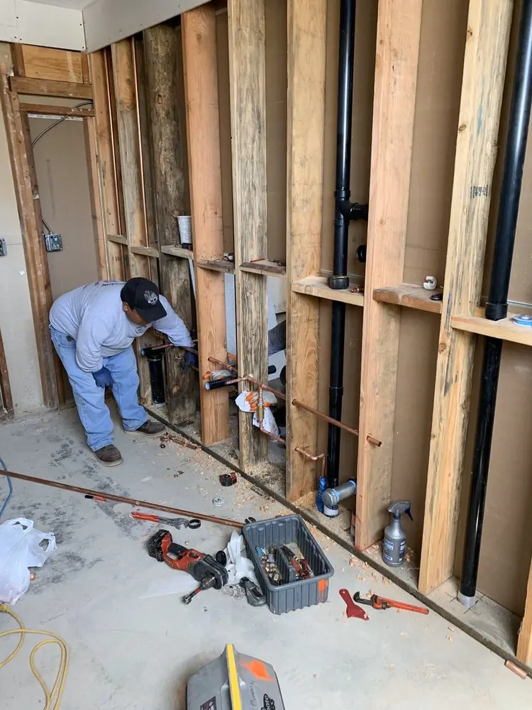 Commercial rough-in plumbing for Water Heater Replacement in McCracken Heights